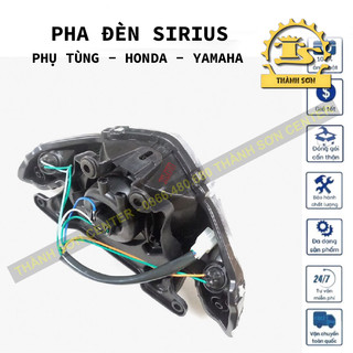 Pha đèn cho xe Sirius 50/110cc (Hàng UMV và Hãng - Ốp đầu Sirius Zin)