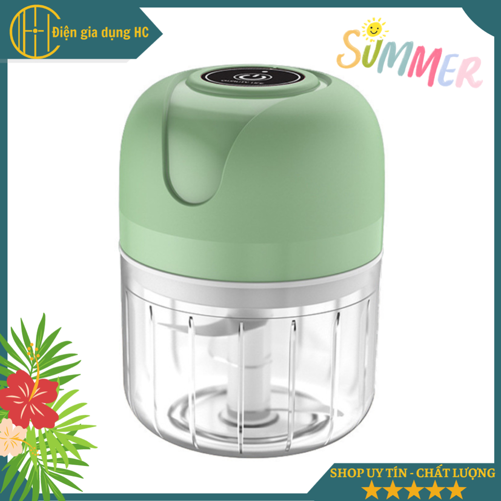 Máy Xay Tỏi, Ớt, Thịt… Cầm Tay Mini Đa Năng, Sạc Điện Sử Dụng Không Dây, Dung Tích 250ml – Bảo Hành 6 Tháng