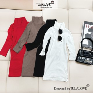  VÁY CAO CỔ BÉ GÁI VẢI TĂM LÔNG Giữ Ấm Mùa Đông Dáng Ôm Body Giữ Nhiệt Cho Bé Gái Tulalove. 