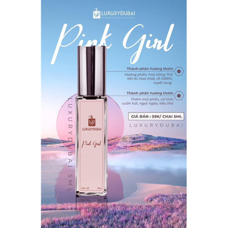 Nước hoa luxury dubai pink girl chai 5ml