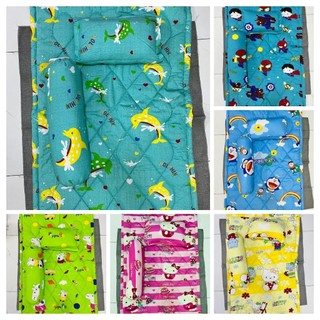 (cho chọn màu) Bộ nệm gối nhà trẻ cho em bé, trẻ nhỏ 2 - 6 tuổi