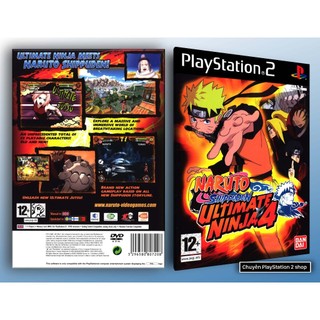 Đĩa game PS2 Naruto Shippuden: Ultimate Ninja 4 cho máy game PS2