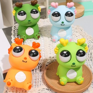 Giá Tốt Nhất , Rồng mắt lồi squishy bóp xả stress 6 màu size lớn, mắt có thể xoay được , đồ chơi vui nhộn giảm tress