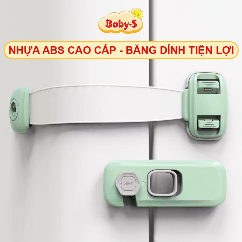 Khóa Tủ Lạnh Cao Cấp Tiện Lợi , Khóa Ngăn Kéo Giúp Bảo Vệ An Toàn Cho Bé