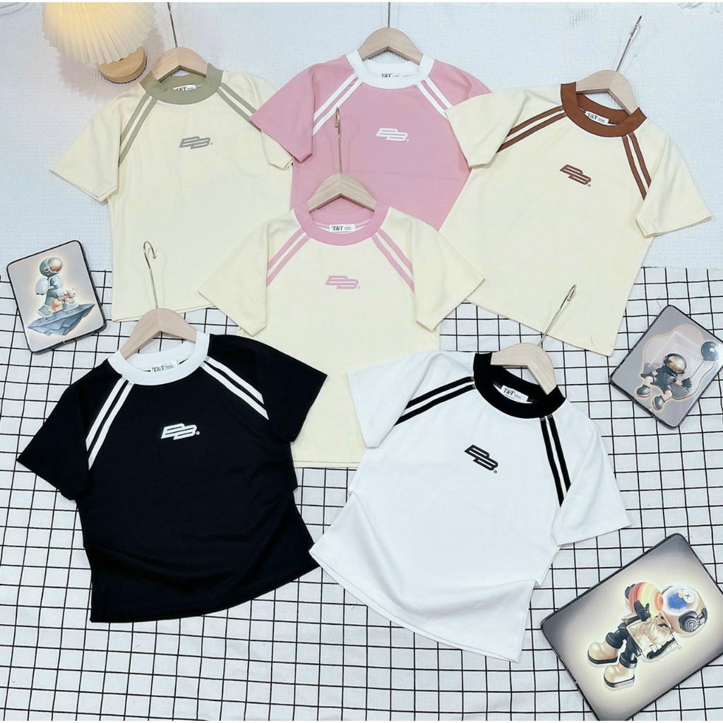 Áo Baby Tee Borip Viền BB Quảng Châu L1 Co Dãn 4 Chiều - Dư Tú Lệ