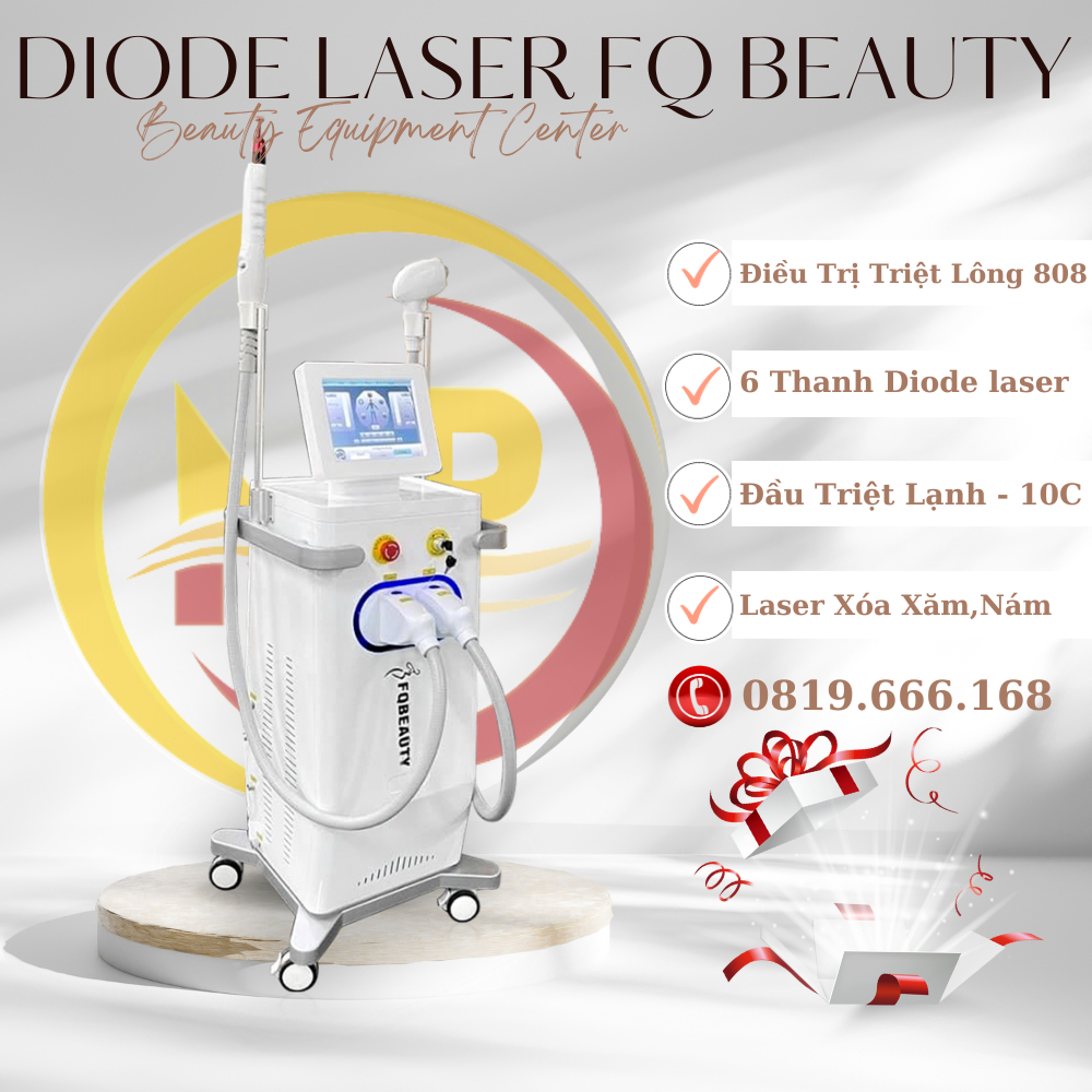 Máy Triệt Lông Diode Laser FQ Beauty 808 | Máy Triệt Lông Xóa Xăm Diode Laser FQ Beauty [ MPMedicalSPA ]