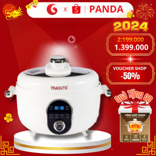 Nồi áp suất lẩu điện 2in1 đa năng 4l masuto mspc04-bảo hành 12 tháng