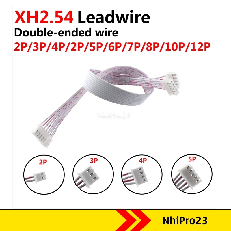 Dây bus trắng 2p 3p 4p 5p 6p 7p 8p 10p 12p xh2.54