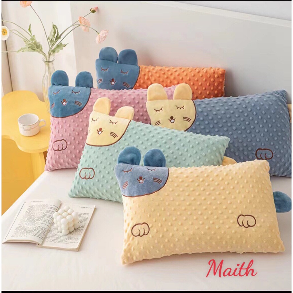 Gối mẫu giáo hạt đậu  kích thước 30x50