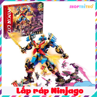 Full Sét Đồ chơi lắp ráp Ninjago  Samurai X Mech - Mô hình lắp ráp Ninja City Robot samurai X