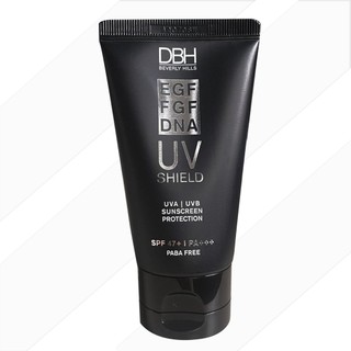 Kem chống nắng dbh mẫu mới egf uv shield spf47+ pa +++ 60ml bản mỹ ngăn ngừa lão hoá nâng tông nhẹ