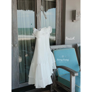 Đầm maxi 2dây dập ly siêu xinh 🥰