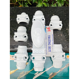 9892 - Bộ chốt clemon màu trắng và 2.5M thành trượt cao cấp Việt Tiệp - Bảo hành 2 năm