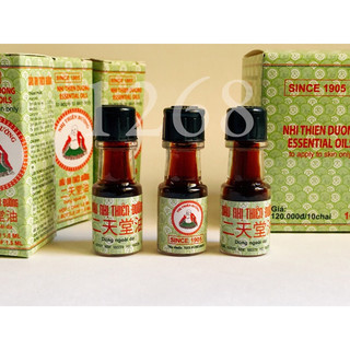 Dầu gió nhị thiên đường 1.5ml 1 lố lớn 10 chai