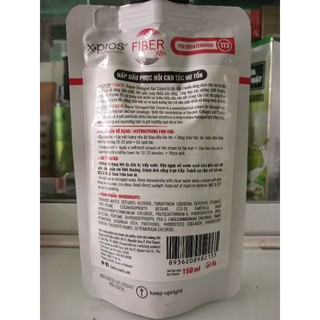 hấp dầu phục hồi tóc x.pros fiber bịch 150ml