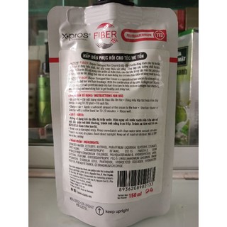 hấp dầu phục hồi tóc x.pros fiber bịch 150ml