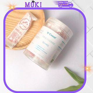 Gạc rơ lưỡi vệ sinh răng miệng bằng que cho bé Vcoool hộp 30 que shop Moki Store