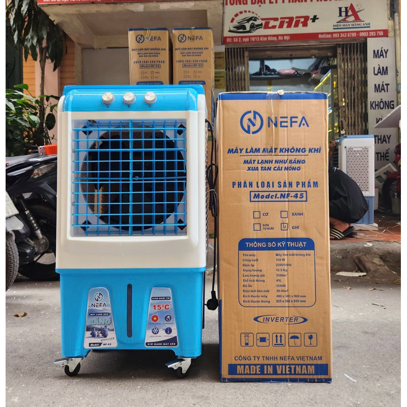 Quạt điều hoà hơi nước nefa NF45, 45 lít