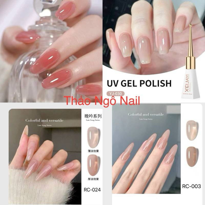 (hàng mới về ) Sơn gel hơ máy thạch XEIJAYI 15ml hot dành cho nail