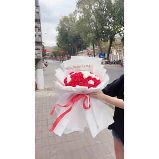 Cốt giấy Hàn cắm 20 bông sáp
