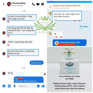 [Freeship]kem cấy trắng beauty queen 20gram