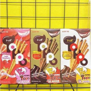 Bánh que toppo - lotte - hộp 40g