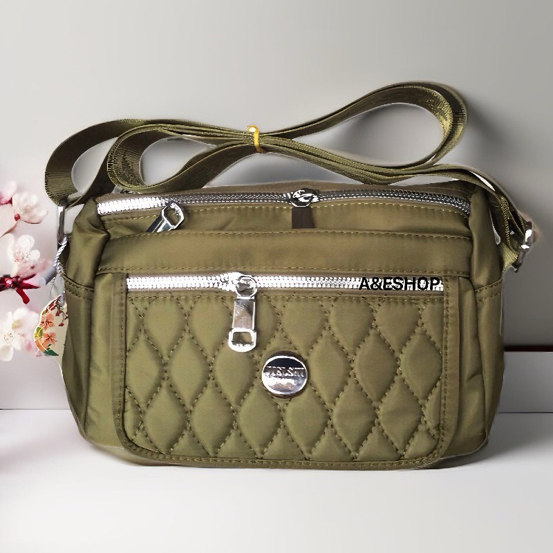 Túi Xách Nữ Đeo Chéo Vải Dù Cao Cấp Túi Vải Dù Nhập Khẩu - A&ESHOP 9908