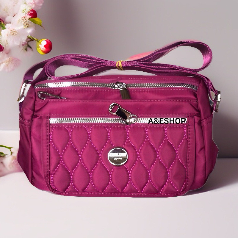 Túi Xách Nữ Đeo Chéo Vải Dù Cao Cấp Túi Vải Dù Nhập Khẩu - A&ESHOP 9908