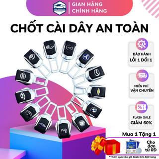 Chốt Cài Dây An Toàn – Chốt Dây An Toàn Ô Tô – Loại Cao Cấp Có Logo Đầy Đủ Các Hãng Xe
