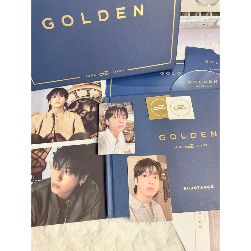 CARD BO GÓC JUNGKOOK BTS GOLDEN CHÍNH HÃNG không df