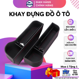 Khay Đựng Đồ Ô Tô – Khay Để Đồ Khe Ghế Ô Tô – Đựng Đồ  Dùng Cá Nhân Đa Năng Hai Bên Ghế Lái Và Ghế Phụ