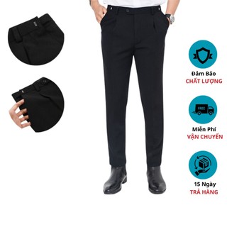 Quần tây nam slimfit dòng cao cấp Akuba có tăng đơ điều chỉnh lưng quần, quần nam công sở 01K0766