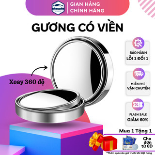 Gương Cầu Lồi Oto – Gương Cầu Lồi – Xóa Điểm Mù 360 Độ Hỗ Trợ Quan Sát Gương Chiếu Hậu ÔTô Loại Có Viền (Màu Ngẫu Nhiên)