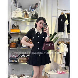 VÁY KHUY CỔ TRẮNG