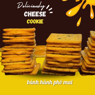 Bánh hành kẹp phô mai | Bánh ăn vặt ngon | Cheesy Cookie
