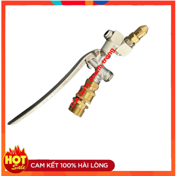 Béc Rửa Vệ Sinh Máy Lạnh - Điều Hoà 360 Độ Có Chỉnh Tia (TAY BÓP GÓC XOAY BÉC ĐỒNG)