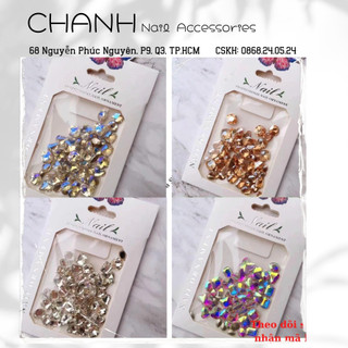 Đá khối mix set 50 viên gắn móng