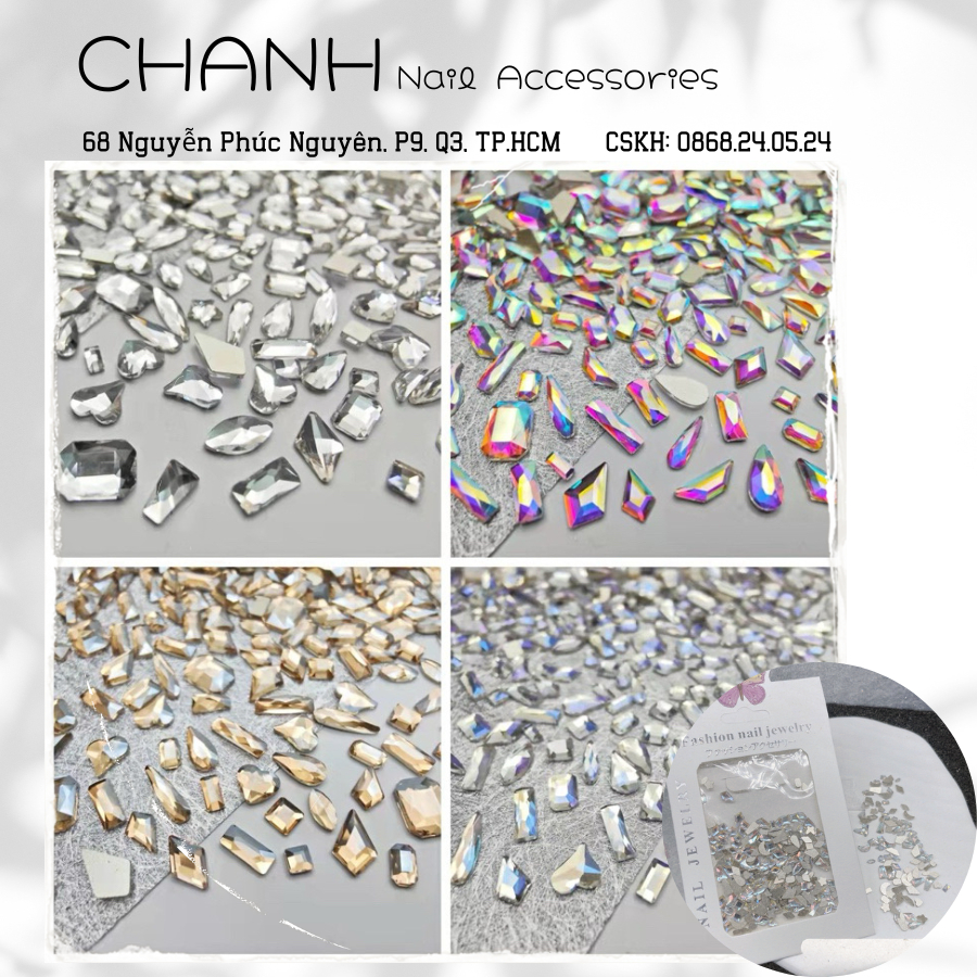 ĐÁ KHỐI CHÂN BẰNG MIX MẪU 100 VIÊN, SÁNG - BỀN - KHÔNG BONG CHÂN