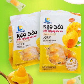 Kẹo dẻo xoài bóc vỏ Đại Long sẵn xoài xanh , chín 400gr