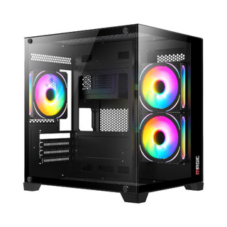 Vỏ Case Máy Tính MAGIC AQUA-M ULTRA Black / White (M-ATX, No Fan)
