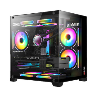 Vỏ Case Máy Tính MAGIC AQUA-M ULTRA Black / White (M-ATX, No Fan)