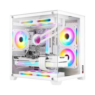 Vỏ Case Máy Tính MAGIC AQUA-M ULTRA Black / White (M-ATX, No Fan)