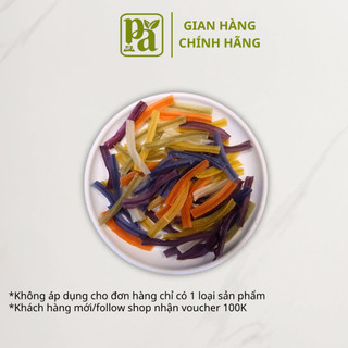 Nui ngũ sắc Phú An 50g nui rau củ nui gạo lứt dành cho người ăn kiêng, giảm cân healthy foods