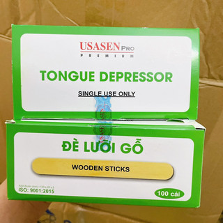 Que đè lưỡi tiệt trùng Balac Wood Sticks hộp 100 cái