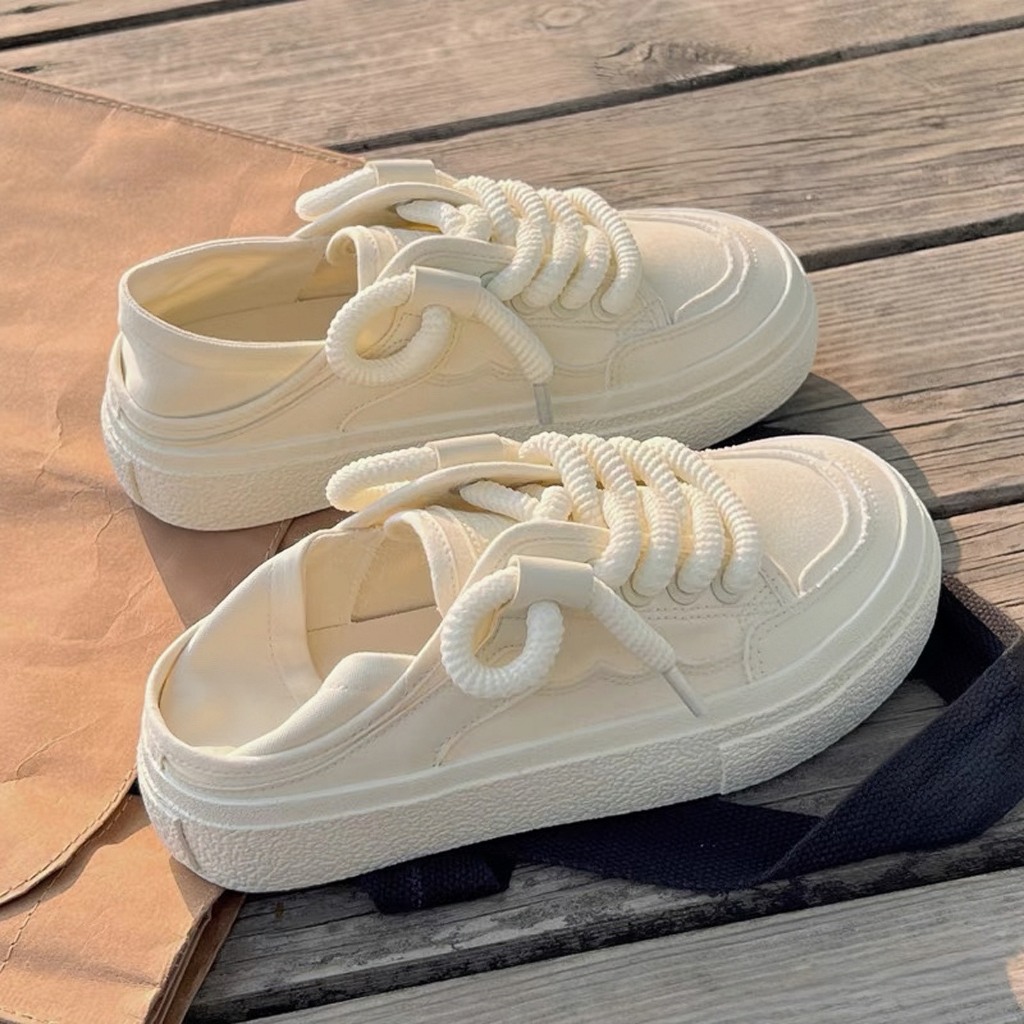 Giày thể thao nữ vải Canvas dây thừng