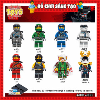Xếp hình Minifigure Nhân vật Ninja : Master Of Spinjitzu Season 8 - Đồ Chơi Lắp Ghép Sáng Tạo - LELE A001-008
