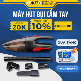 Máy Hút Bụi Cầm Tay Mini – Máy Hút Bụi Ô Tô Cao Cấp Làm Sạch Xe Điện Áp 12V Cực Khỏe Đủ 6 Món Dùng Cả Ô Tô Và Gia Đình