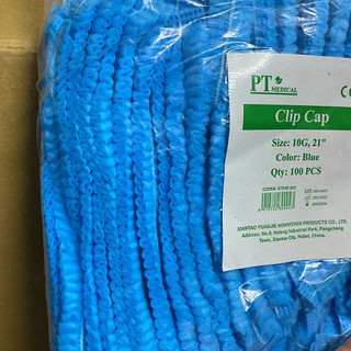 Bịch 100 cái bao trùm tóc (Nón giấy y tế/ nón con sâu)