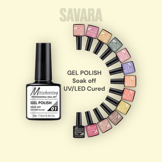 Sơn móng tay Misscheering Sơn gel set sơn gel 66 màu, 7,5ml bắt buộc sử dụng đèn hơ gel UV Led để làm khô.