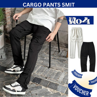 Quần cargo túi hộp nỉ cotton sane - crew no4